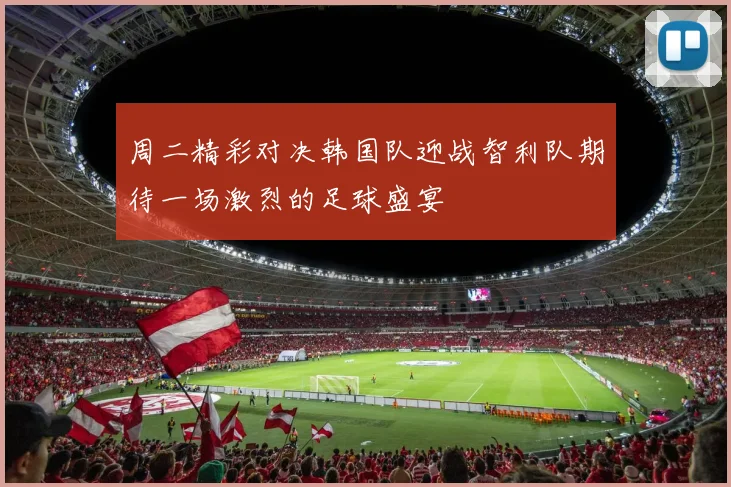 周二精彩对决韩国队迎战智利队期待一场激烈的足球盛宴